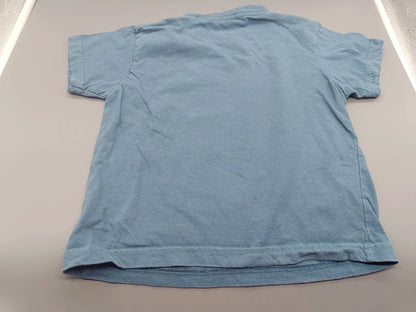 Rückseite des blauen Safon T-Shirts Größe 122