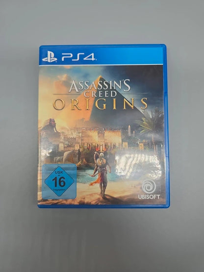 Assassin’s Creed Origins PS4, Vorderseite der Hülle mit USK 16
