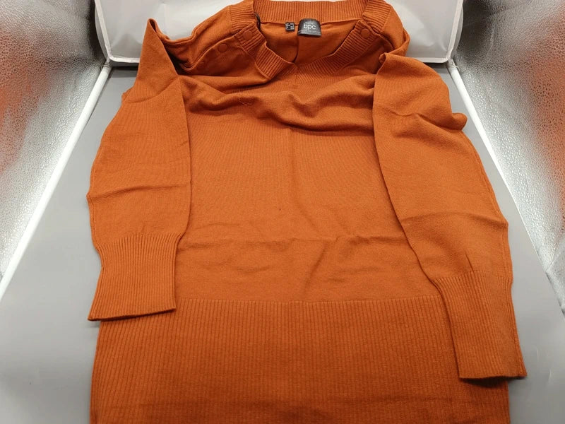 Brauner Mama-BPC-Pullover mit langen Ärmeln
