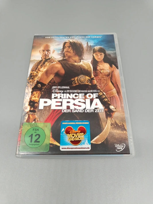 Prince of Persia Der Sand der Zeit DVD mit Jake Gyllenhaal und FSK-12-Kennzeichnung, Vorderseite der Originalhülle