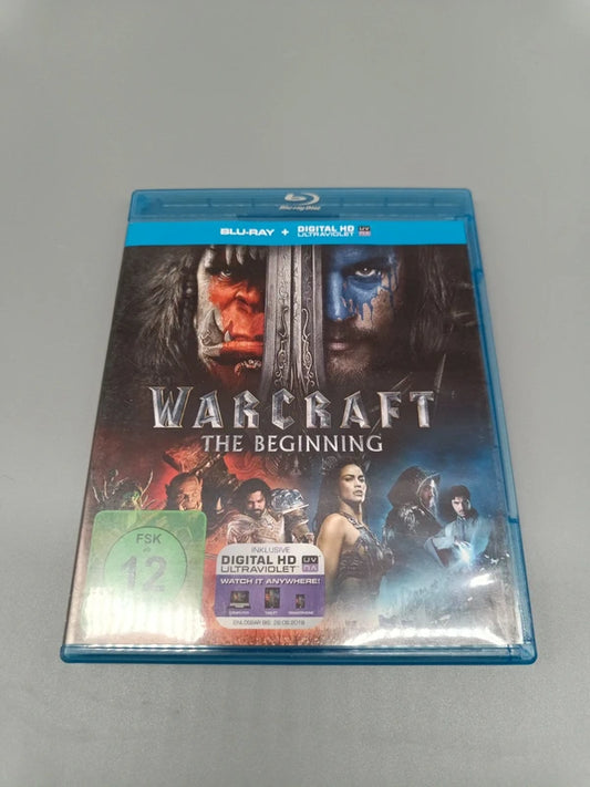 Warcraft The Beginning Blu-ray mit FSK-12-Kennzeichnung, Vorderseite der Originalhülle