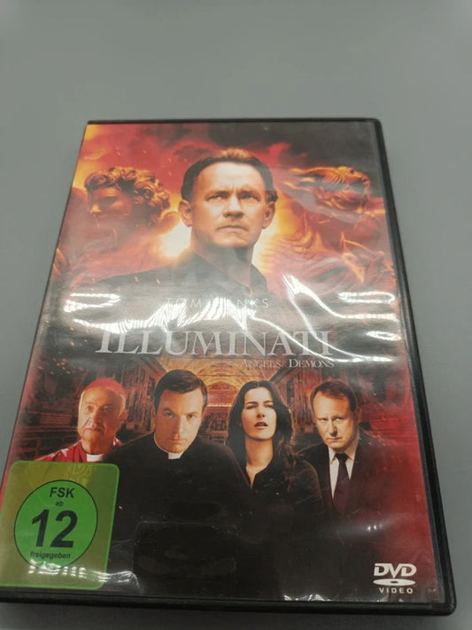 Illuminati DVD mit Tom Hanks und FSK-12-Kennzeichnung, Vorderseite der Originalhülle