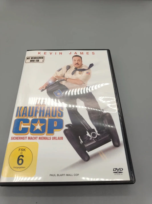 Kaufhaus Cop DVD mit Kevin James und FSK-6-Kennzeichnung, Vorderseite der Originalhülle
