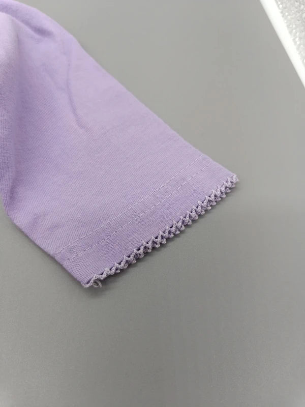 Sweetshirt Flieder Rückseite