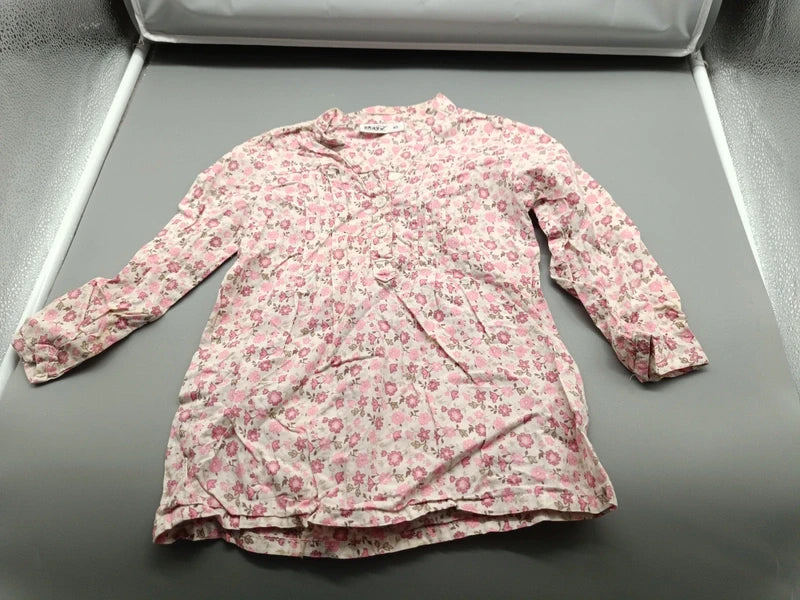 Vorderseite der Okay Bluse mit Blumendruck Größe 92