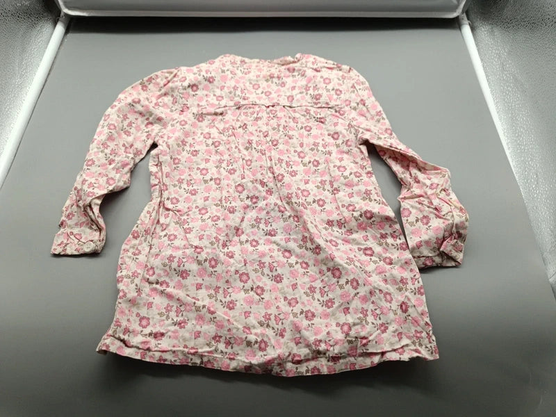 Rückseite der rosé-weißen Okay Bluse Größe 92