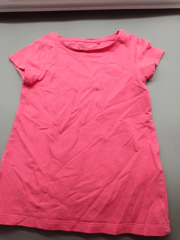 Basic Girls Kinder-T-Shirt pink, Größe 116
