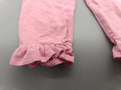 Detail des gekräuselten Beinabschlusses der Topolino Leggings