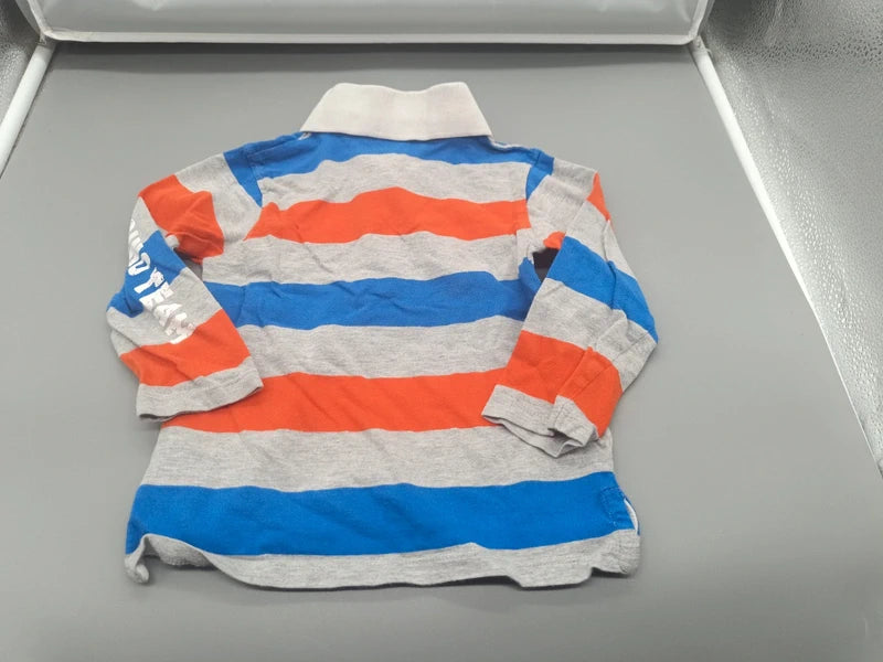 Topomini gestreiftes Langarmshirt Größe 92, Rückseite