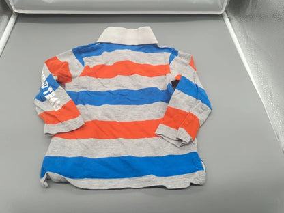 Topomini gestreiftes Langarmshirt Größe 92, Rückseite
