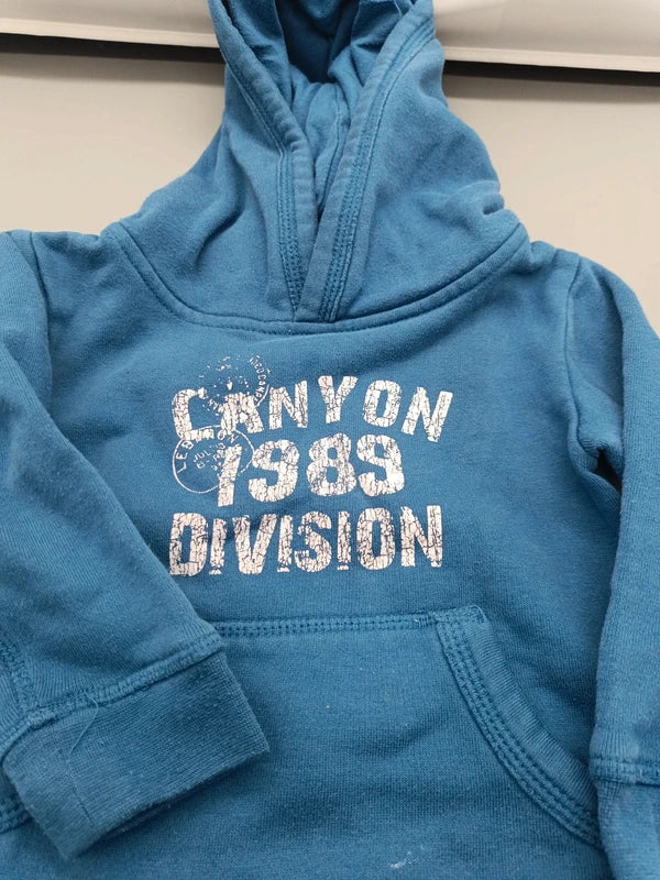 Detail des Canyon-1989-Drucks am Impidimpi Hoodie