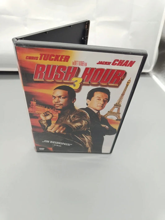 Rush Hour 3 DVD mit Jackie Chan und Chris Tucker, Vorderseite der Originalhülle