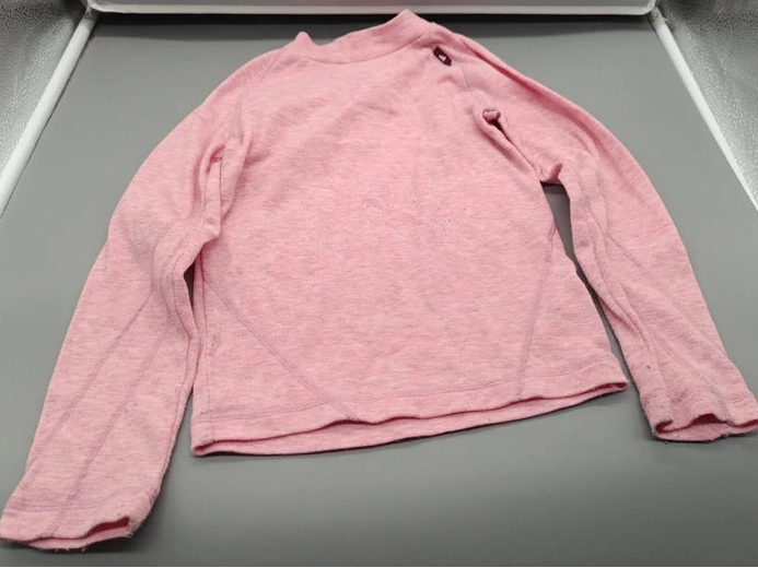 HM Langarmshirt Rosa Vorderseite