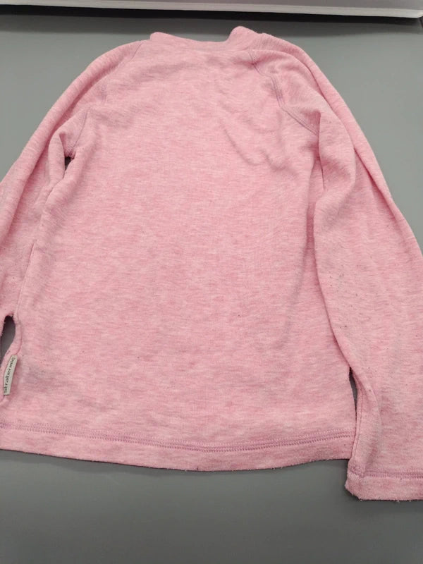 HM Langarmshirt Rosa Rueckseite
