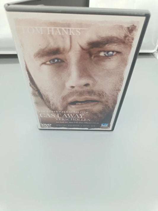 Cast Away – Verschollen DVD mit Tom Hanks, Vorderseite der Originalhülle