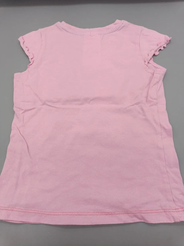 Rückseite des rosa Impidimpi Kinder-T-Shirts