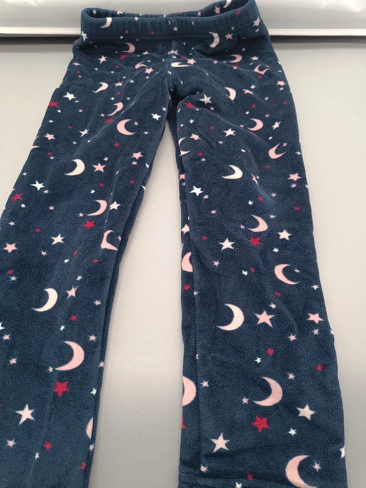 Dunkelblaue Kinderhose mit Sternen- und Mondenmuster