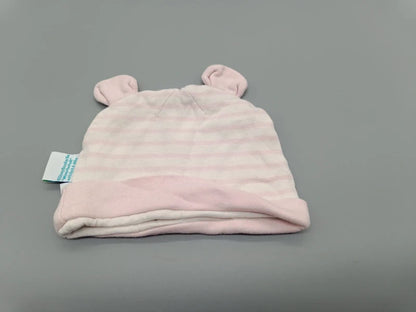 Rückseite der rosa Disney Baby Mütze mit Ohren