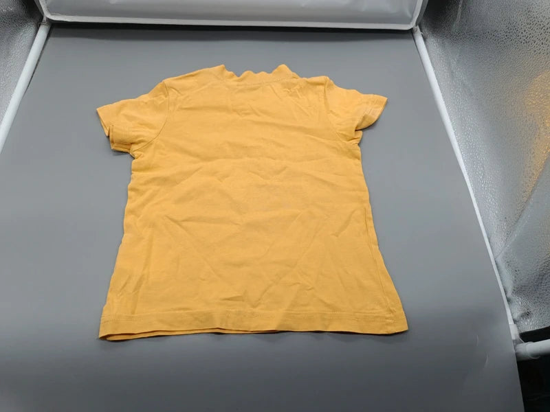 Rückseite des gelben Lupilu T-Shirts Größe 86/92