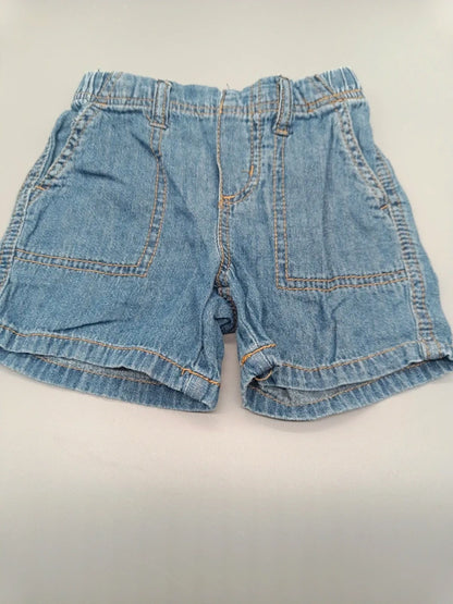 Blaue Circo Jeansshorts Größe 80/86, Vorderseite mit Taschen