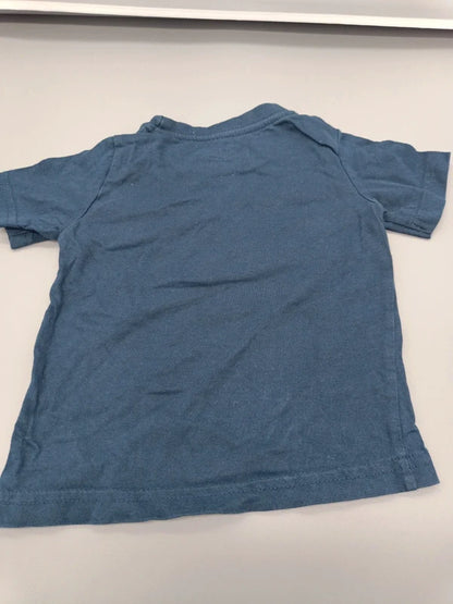 Rückseite des marineblauen Little Rebel Baby-T-Shirts