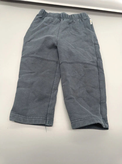 Dunkle Jako-o Kinder-Jogginghose Größe 80/86, Vorderseite mit elastischem Bund