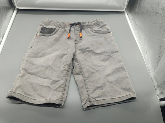 Jungen Jeans-Shorts Grau Jogger Gesamtansicht Vorderseite