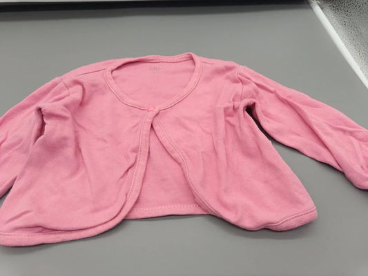 Mädchen Bolero Shrug Rosa Nahaufnahme U-Ausschnitt Einfassband