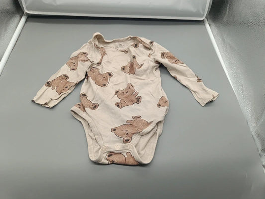 Langarm Body Bärenmotiv – Fox & Bunny (12-18 Monate)