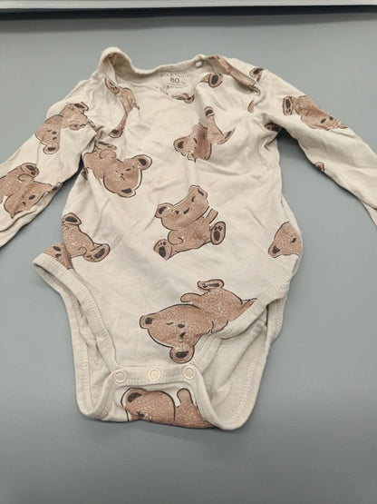 Langarm Body Bärenmotiv – Fox & Bunny (12-18 Monate)