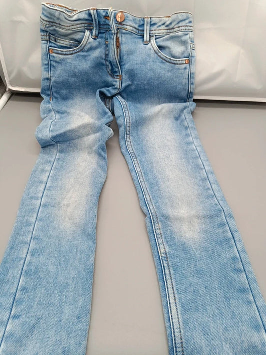 Mädchen Bootcut Jeans Hellblau Gesamtansicht Vorderseite