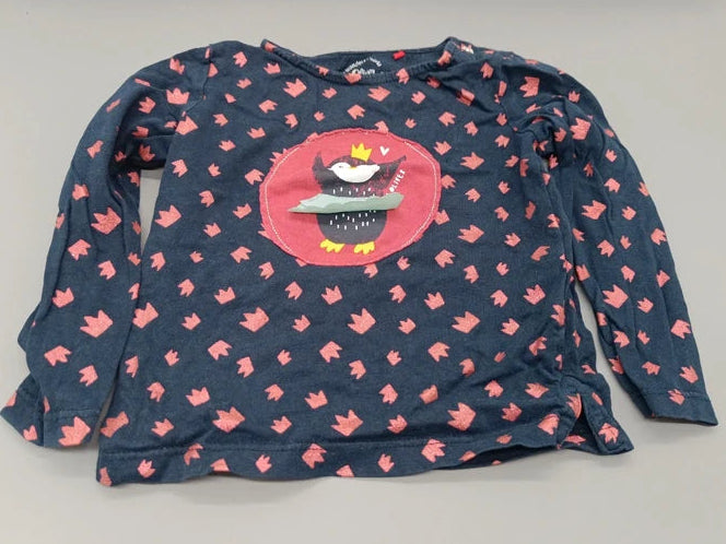 Sweetshirt Eule marineblau – s.Oliver (12-18 Monate)