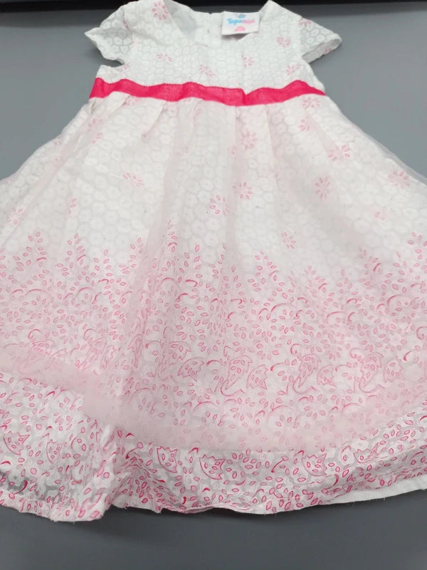 Mädchen Festkleid Topitop Stickerei Nahaufnahme