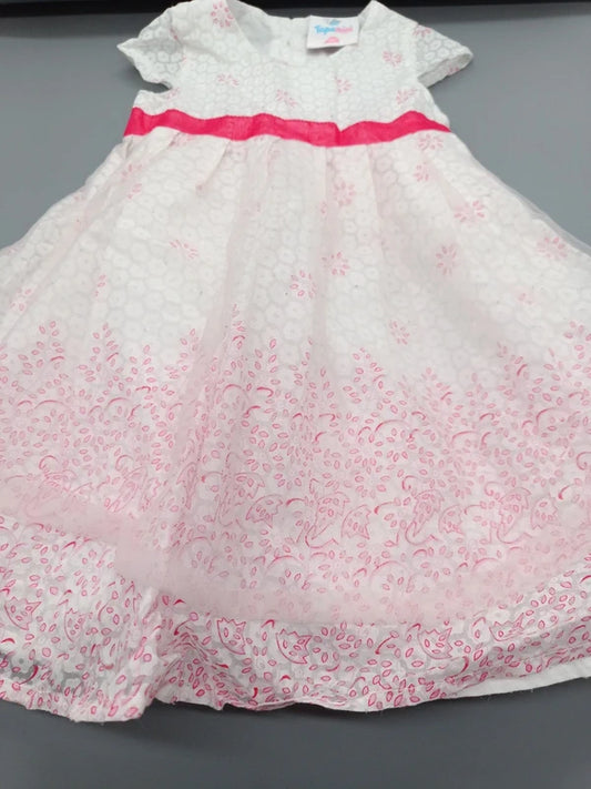 Mädchen Festkleid Topitop Stickerei Nahaufnahme