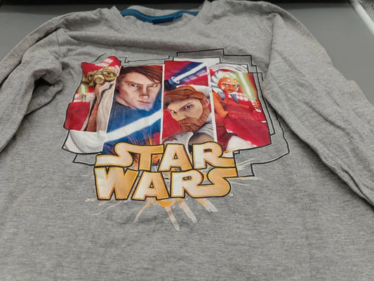 Star Wars Langarmshirt Clone Wars Print Nahaufnahme