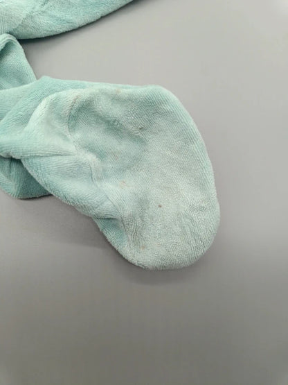 Baby Strampler Fußsohlen Detailfoto Abnutzung