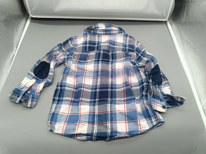 Kinder Flanellhemd Rückseite Ellenbogen-Patches