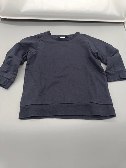 Kinder Sweatshirt Navy Dunkelblau Gesamtansicht