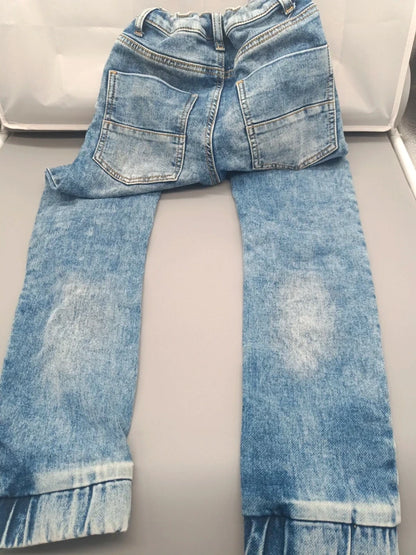 Kinder Jeans Hellblau Gesäßtaschen Rückseite