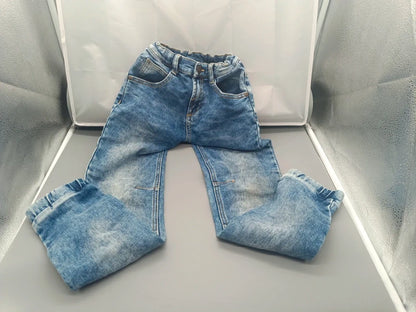 Kinder Jeans Hellblau Stonewash Gesamtansicht