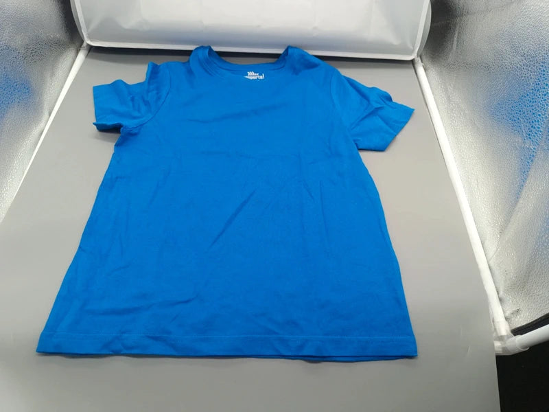 Kinder T-Shirt Azurblau Vorderseite