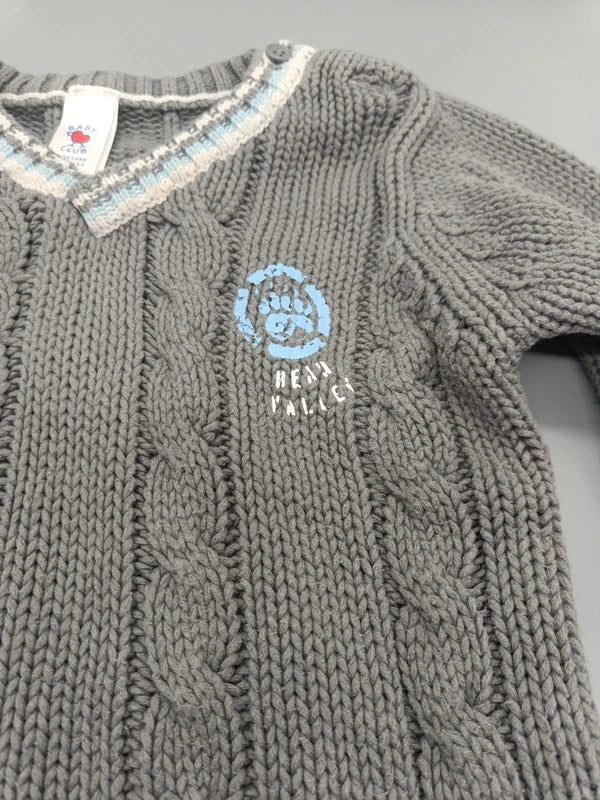 Warmer Pullover grau – Baby Club (18-24 Monate)