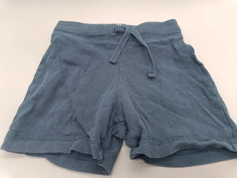 Baby Shorts Stahlblau Vorderseite