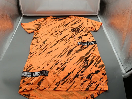 T-Shirt Muster orange/schwarz – Chapter Young (11 Jahre)