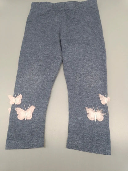 Leggings Schmetterlinge blau – Young Dimension (12-18 Monate)