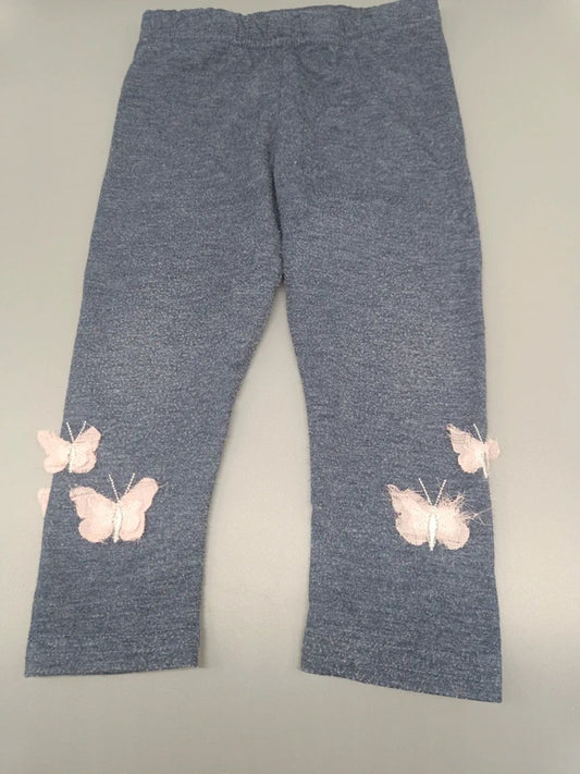 Leggings Schmetterlinge blau – Young Dimension (12-18 Monate)
