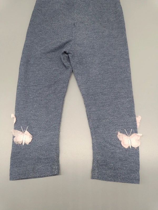 Leggings Schmetterlinge blau – Young Dimension (12-18 Monate)