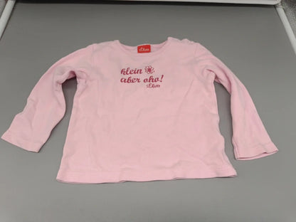 s.Oliver Langarmshirt Rosa klein aber oho Vorderseite