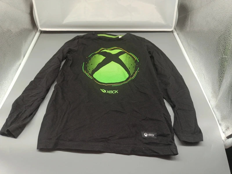 Xbox Langarmshirt Schwarz Grün Vorderseite