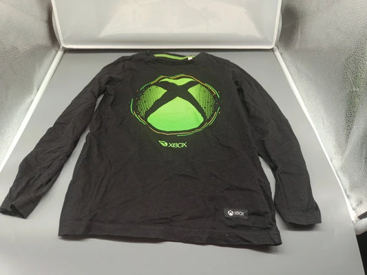 Xbox Langarmshirt Schwarz Grün Vorderseite